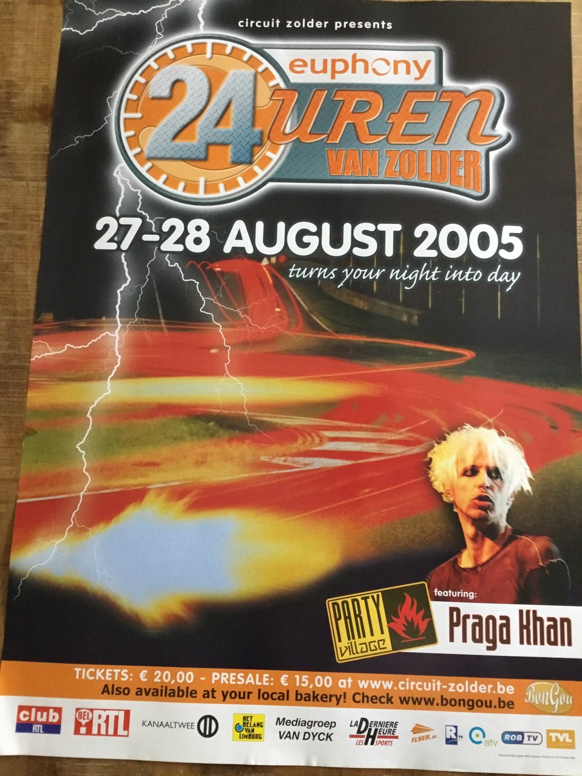 Affiche 24 uren van zolder 2005, Ophalen of Verzenden, Zo goed als nieuw