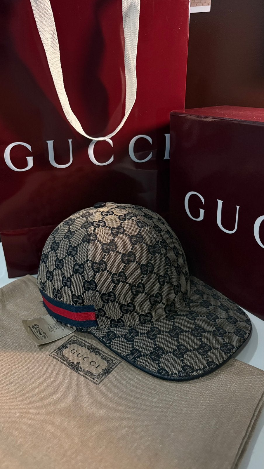 Gucci pet, Kleding | Heren, Ophalen of Verzenden, Nieuw, 57 cm (M, 7⅛ inch) of minder, Pet