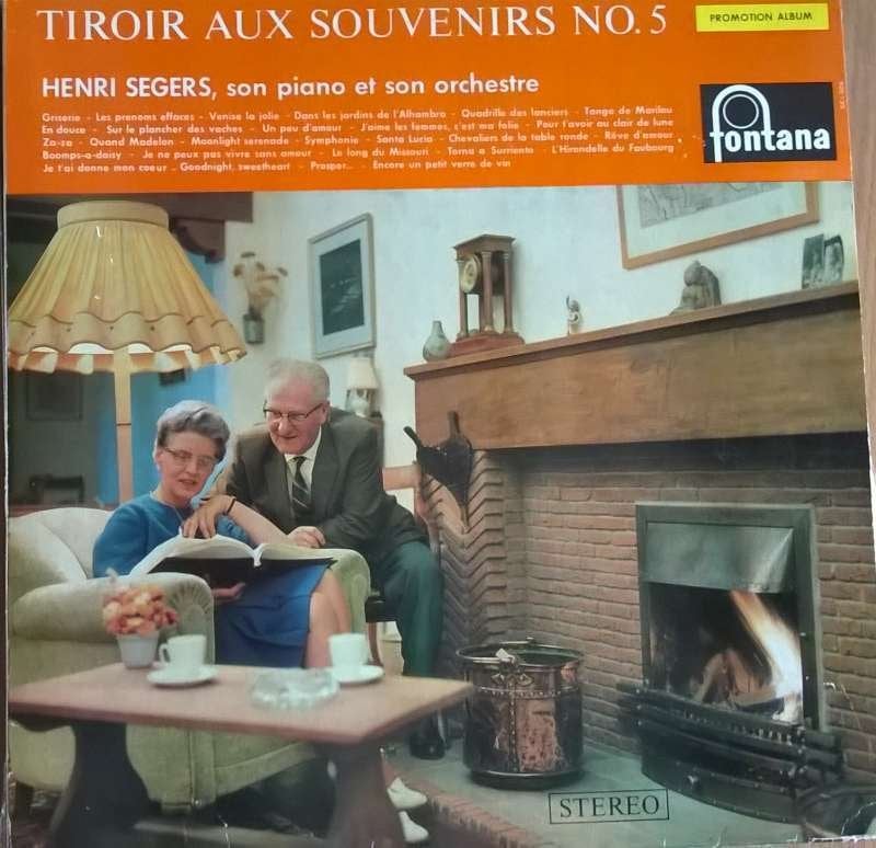 LP Tiroir aux souvenirs n 5 Henri Segers, Enlèvement ou Envoi, Pop, Comme neuf, Housse de protection extérieure
