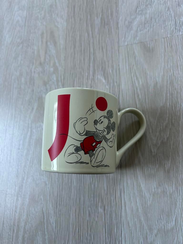 Mug Disney lettre J, Enlèvement ou Envoi, Mickey Mouse, Neuf, Service