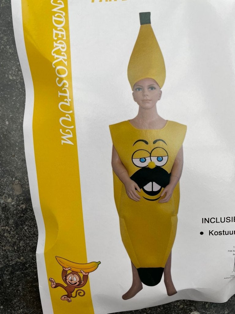 verkleedpak banaan, Ophalen of Verzenden