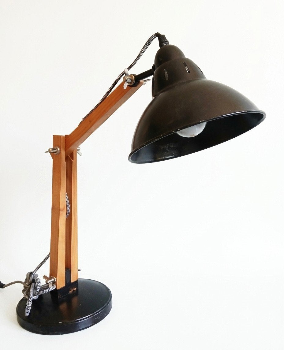 Vintage bureaulamp., Ophalen, Bureaulamp, Vintage