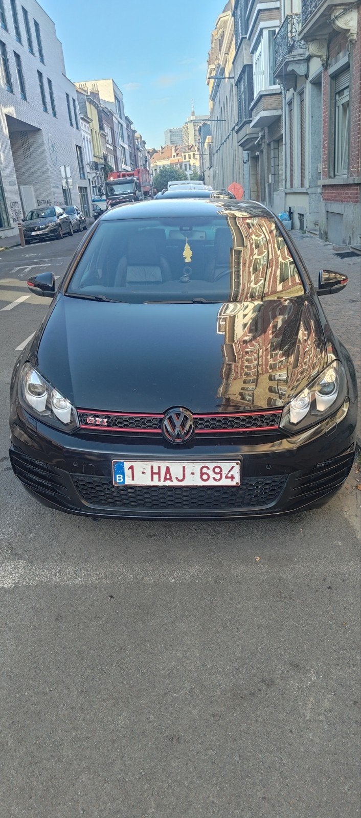 Vends VW Golf 6 GTI Stage 2, Autos, Cuir, Achat, Boîte manuelle, Noir