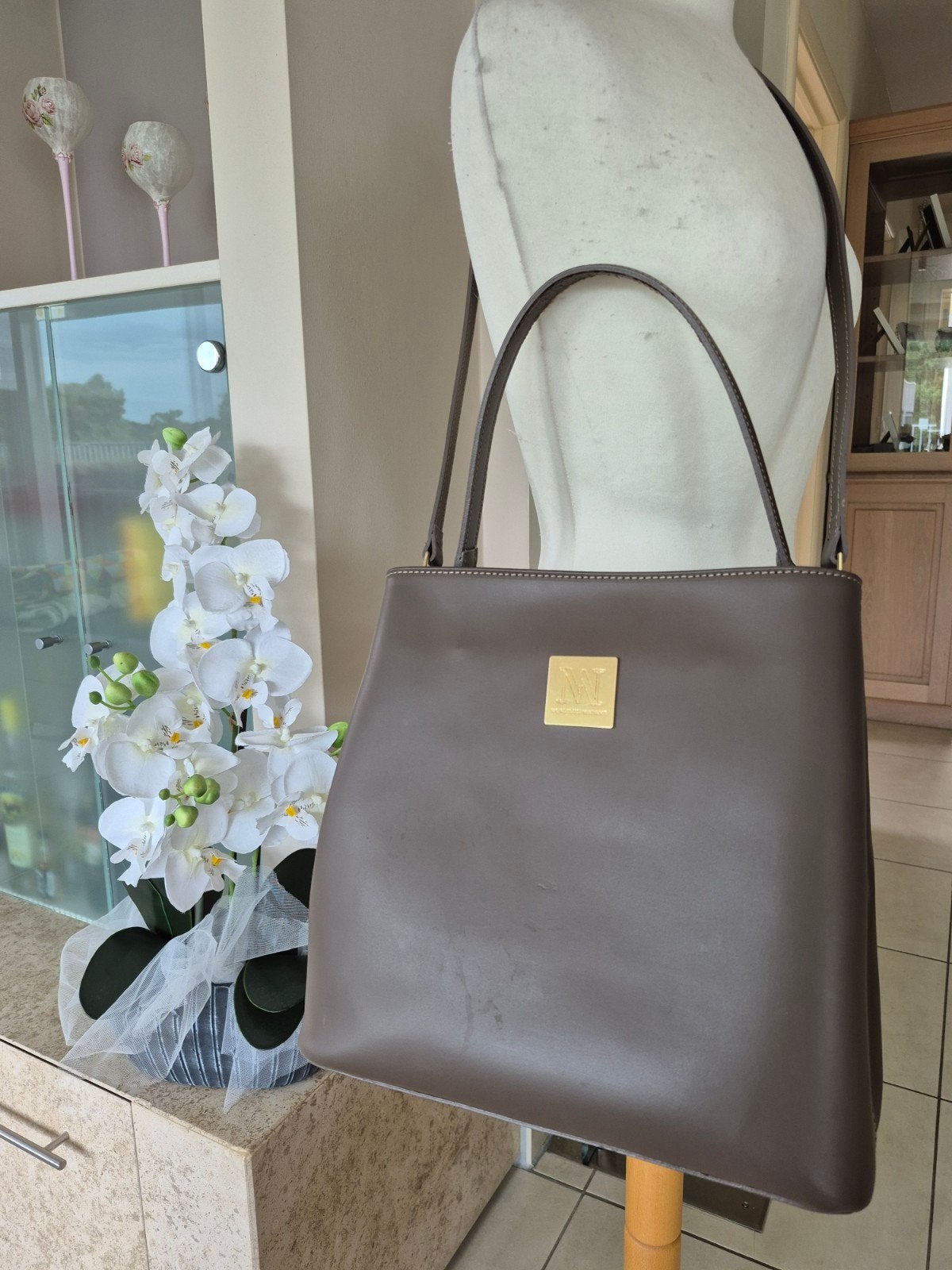 MONDIEUX MADAME  handtas   LEDER, Handtassen en Accessoires, Tassen | Damestassen, Verzenden, Handtas