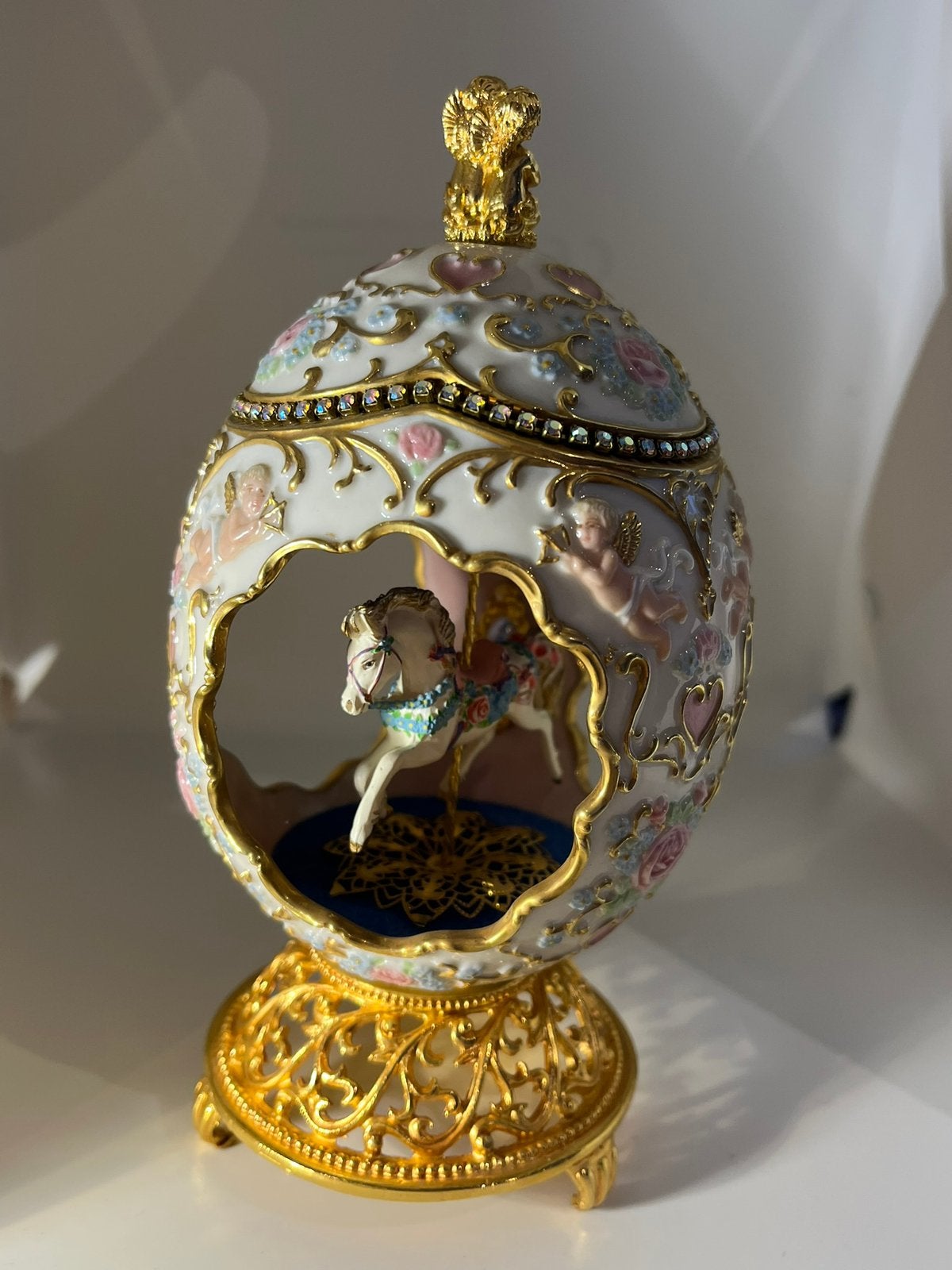 Boite a musique Franklin Mint House of Fabergé, Enlèvement ou Envoi