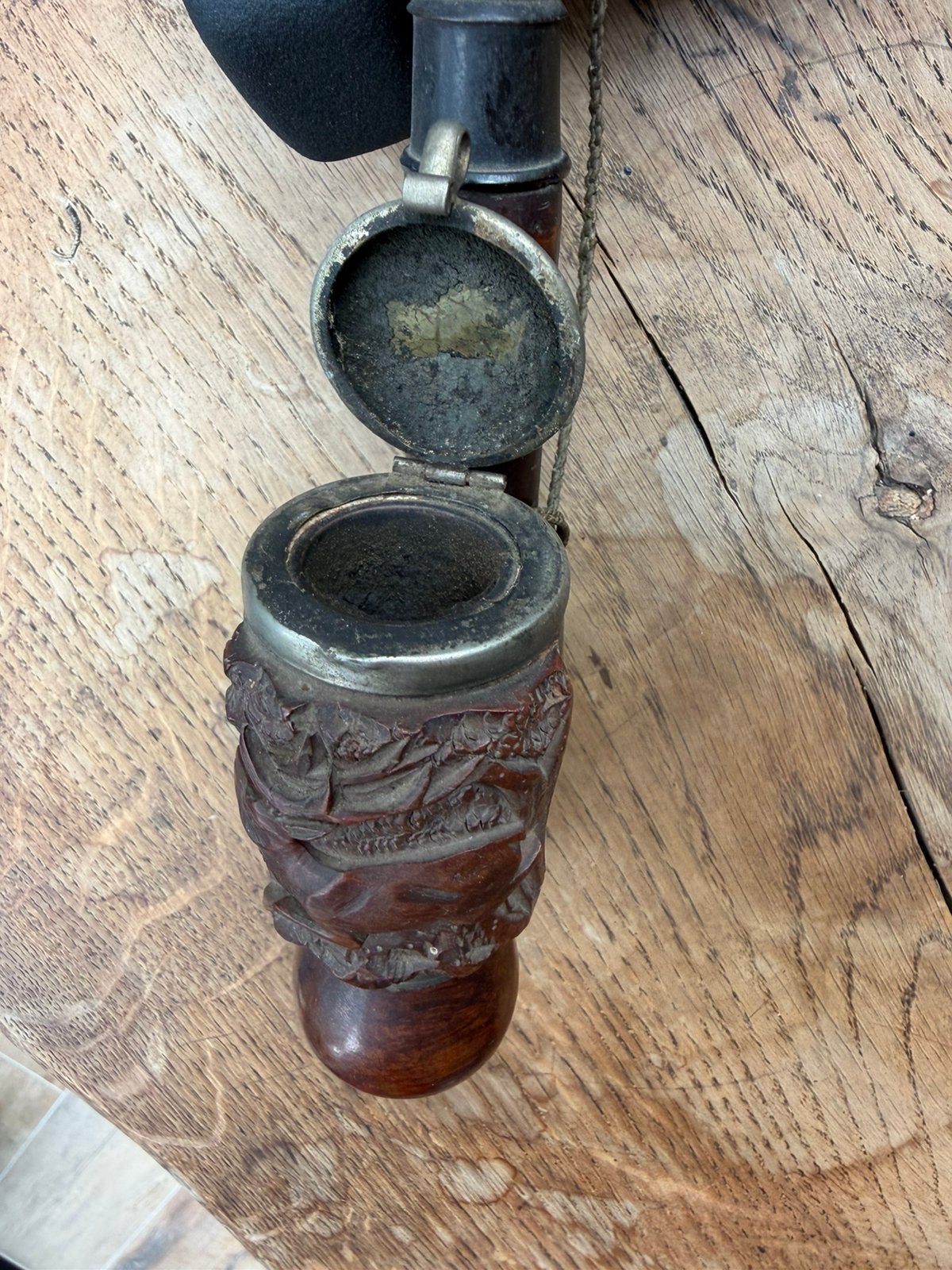 Bruyere pijp, Ophalen