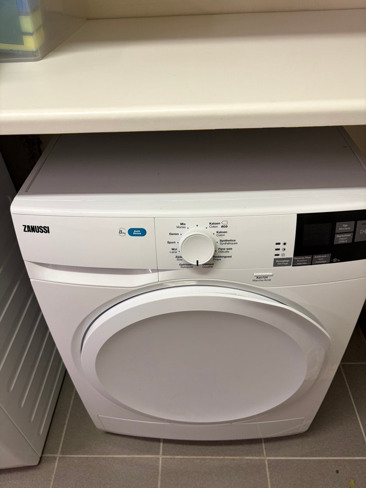 Zanussi droogkast ZX8380DH (8kg), Elektronische apparatuur, Droogkasten, 8 tot 10 kg, Ophalen, Gebruikt, Condens