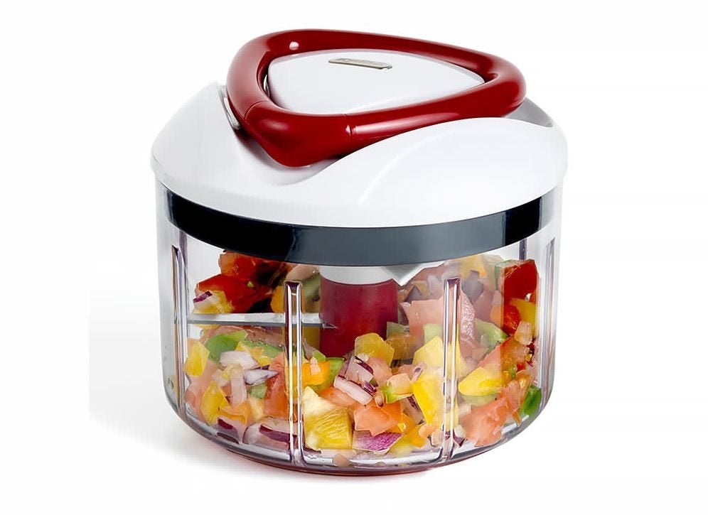 Nieuw | Zyliss Easy Pull Food Processor | Groenten hakker, Overige kleuren, Overige typen, Met bestek, Ophalen of Verzenden