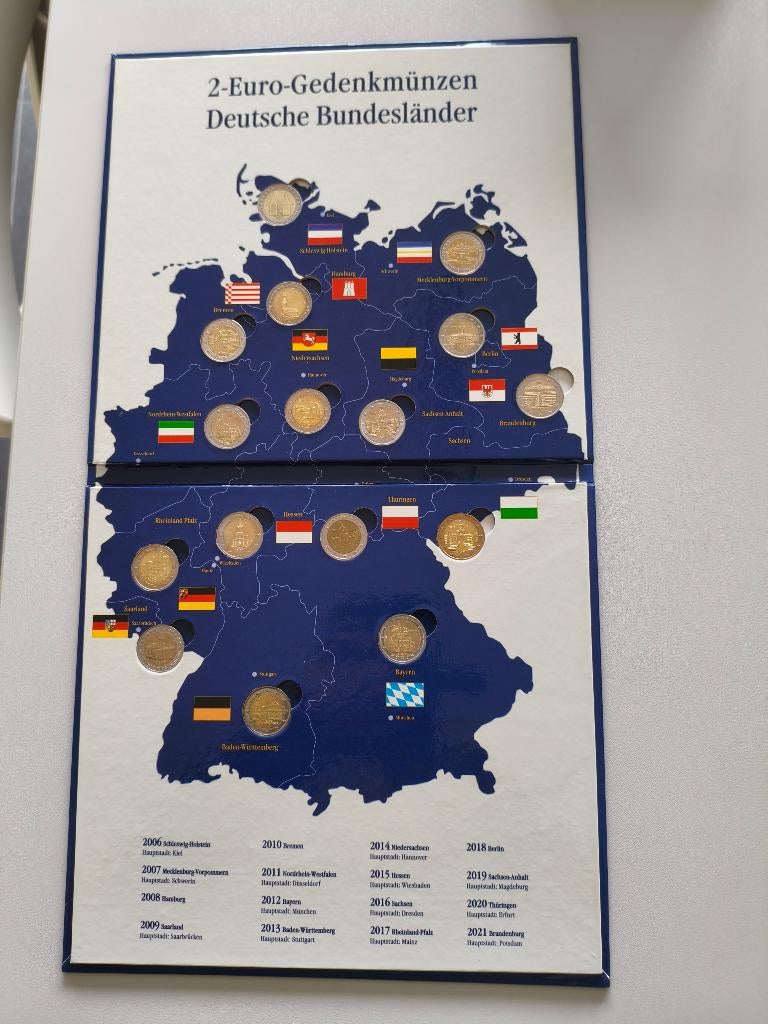 2 euro-gedenkmünzen Deutsche bundesländer, Ophalen of Verzenden, Duitsland, Overige waardes, Losse munt