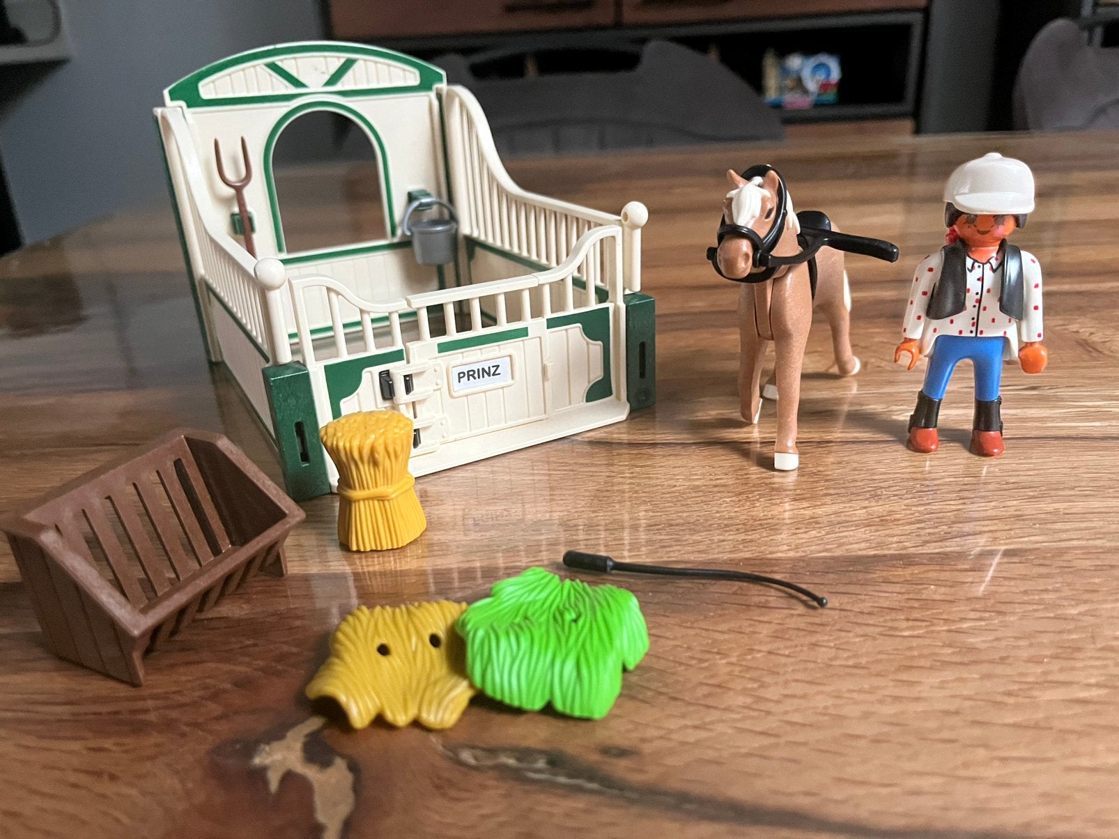 Playmobil paard met stalletje set 2, Ophalen of Verzenden, Zo goed als nieuw