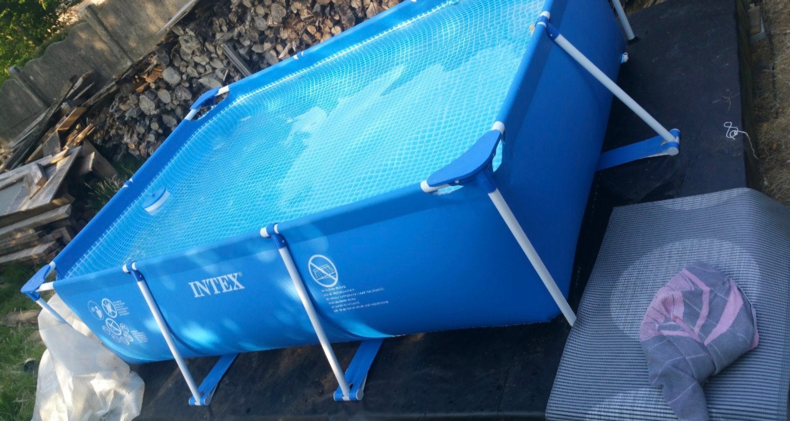 Intex zwembad 2m x 3m met toebehoren, Ophalen