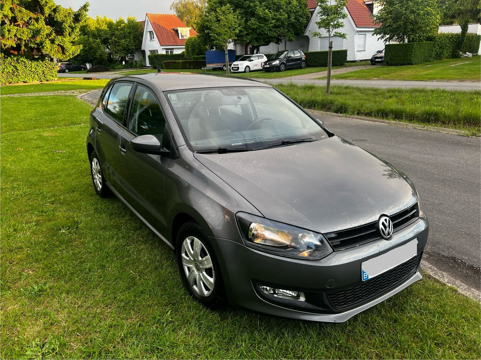 Volkswagen polo 6R 1.6tdi 90pk 5-drs navi Rijdt Perfect!, Autos, Argent ou Gris, Entreprise, Boîte manuelle, 5 portes