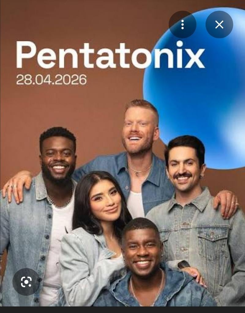 Pentatonix  AFAS Dome, Eén persoon, April