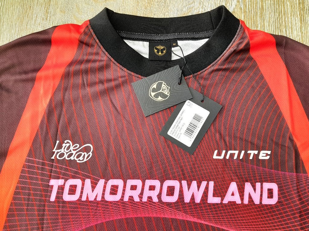 Woman T-shirt Tomorrowland 2026, Nieuw, Korte mouw, Rood, Ophalen