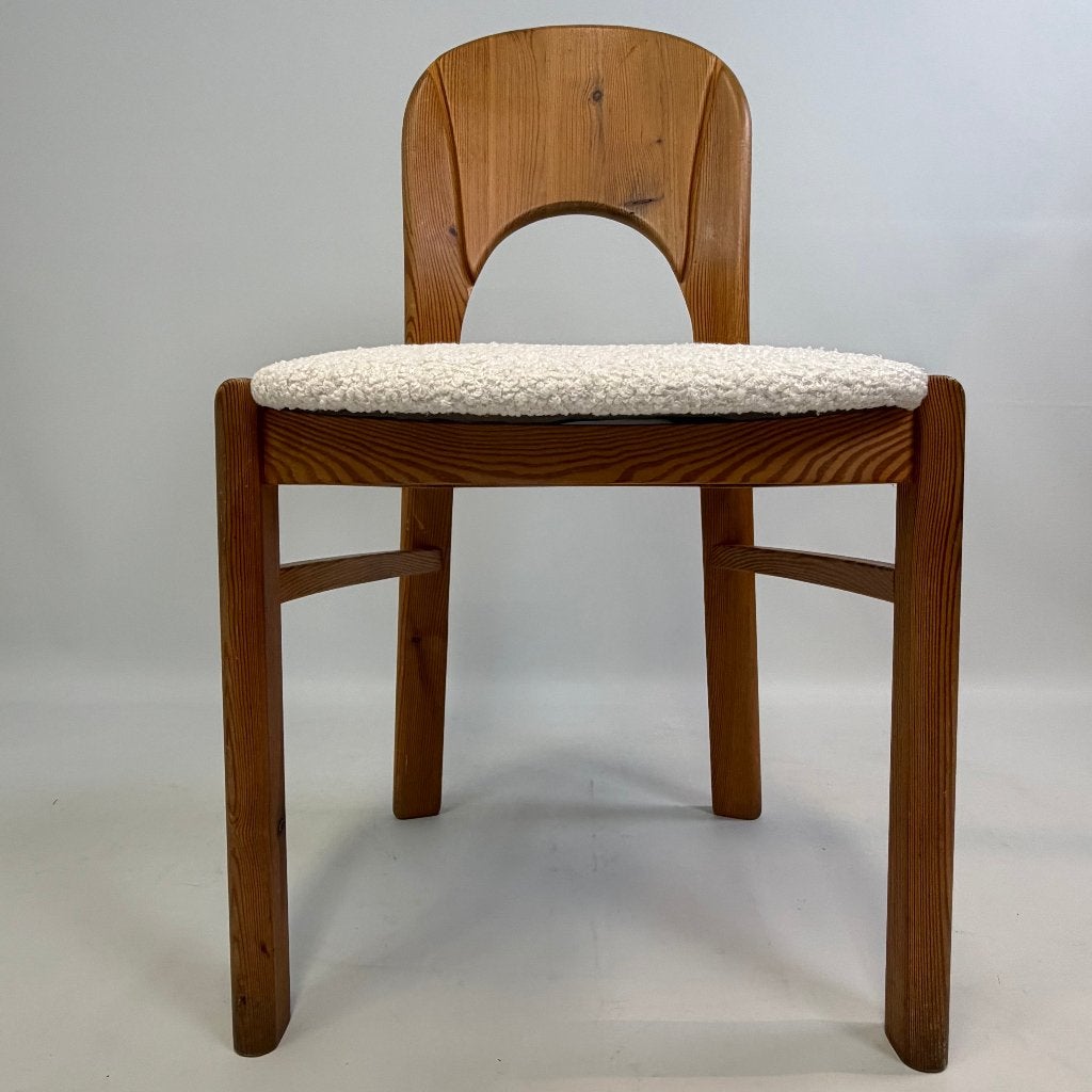 Ensemble de 4 chaises de style Koufou, Maison & Meubles, Scandiavian design, Enlèvement ou Envoi, Autres couleurs, Bois