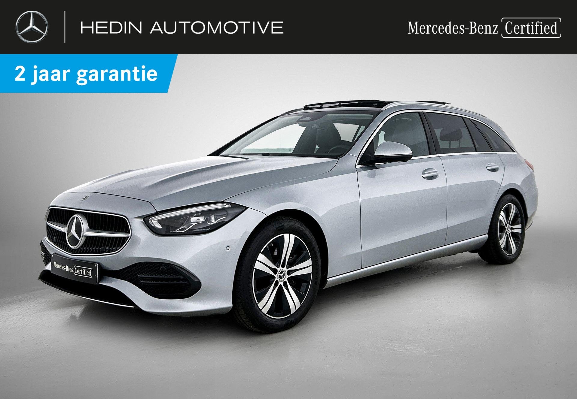 Mercedes-Benz C-Klasse 200 Break Luxury Line | Panoramisch D, Auto's, Mercedes-Benz, Dealer onderhouden, 4 cilinders, Apple Carplay