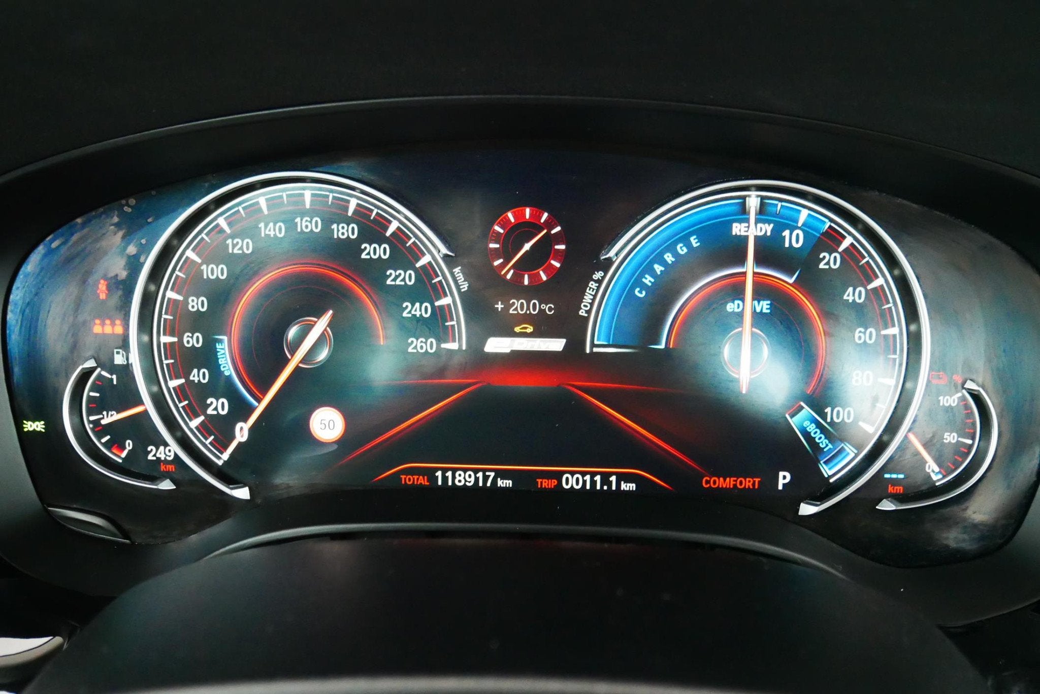 (1SGV015) BMW 5 - 2017, Autos, BMW, Argent ou Gris, Entreprise, Autre carrosserie, 44 g/km