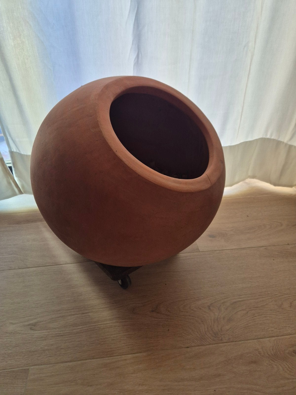 Terracotta bloempot, Ophalen, Gebruikt, 40 cm of meer, Rond