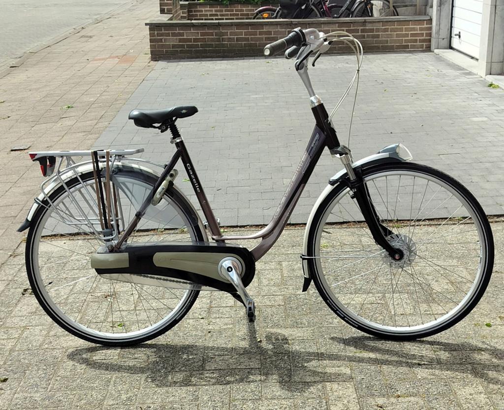 Als NIEUW Damesfiets Gazelle Orange Excellent, Vitesses, Frein à tambour, Comme neuf, Enlèvement