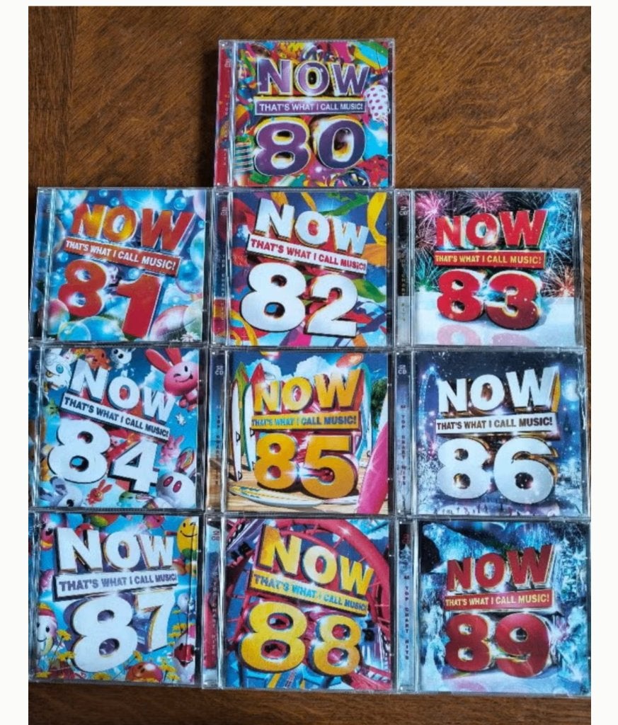 Now that's what i call music 10 x 2 cd's vol 80 -89, Ophalen of Verzenden, Zo goed als nieuw