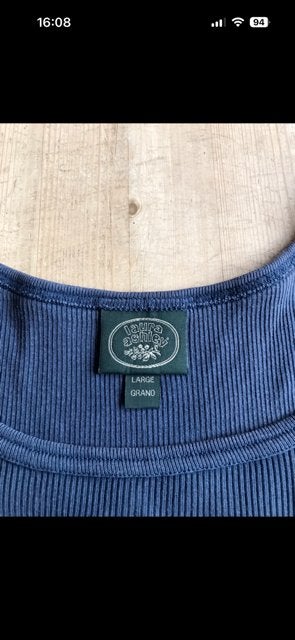 Topje Laura Ashley, Enlèvement ou Envoi, Porté, Bleu, Taille 42/44 (L)