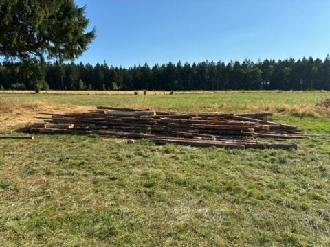 Gratis hout, Tuin en Terras, Brandhout, Ophalen, Stammen