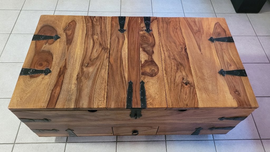Table basse/coffre en bois massif, Enlèvement