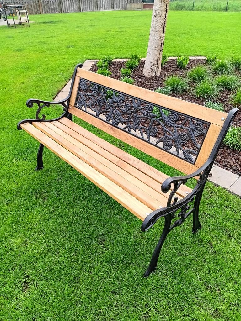 Gerestaureerde tuinbank, Tuin en Terras, Ophalen