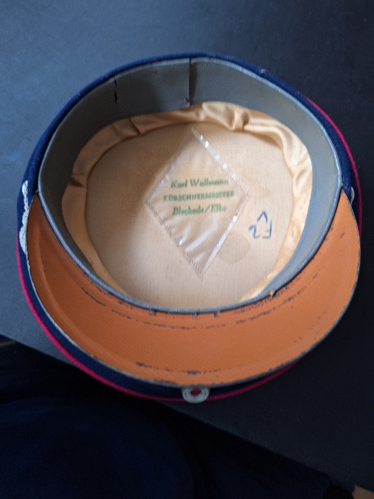 Casquette officier homme du feu ww2, Enlèvement ou Envoi