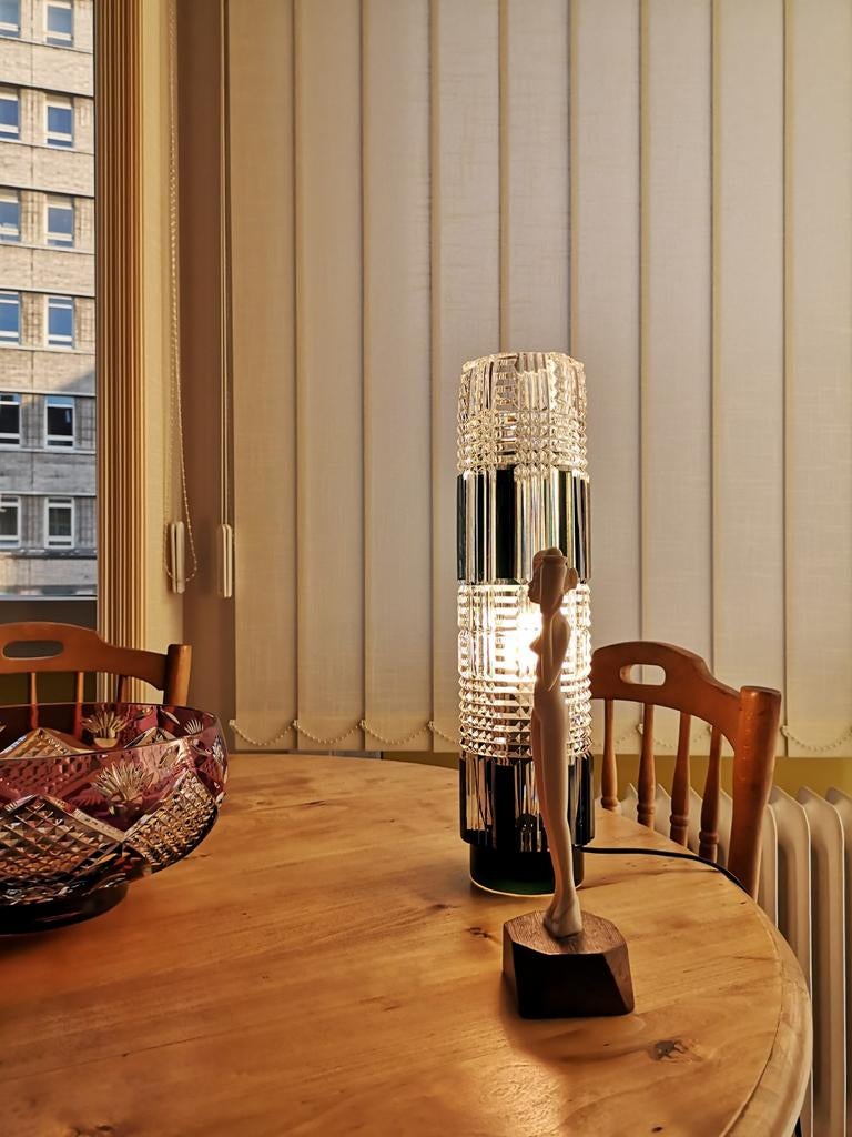 Lampe en cristal Val Saint Lambert, Antiek en Kunst, Ophalen of Verzenden