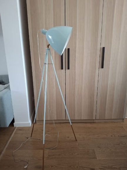 Vloerlamp munt - 45 euro, Ophalen, 100 tot 150 cm, E27 (groot), Zo goed als nieuw