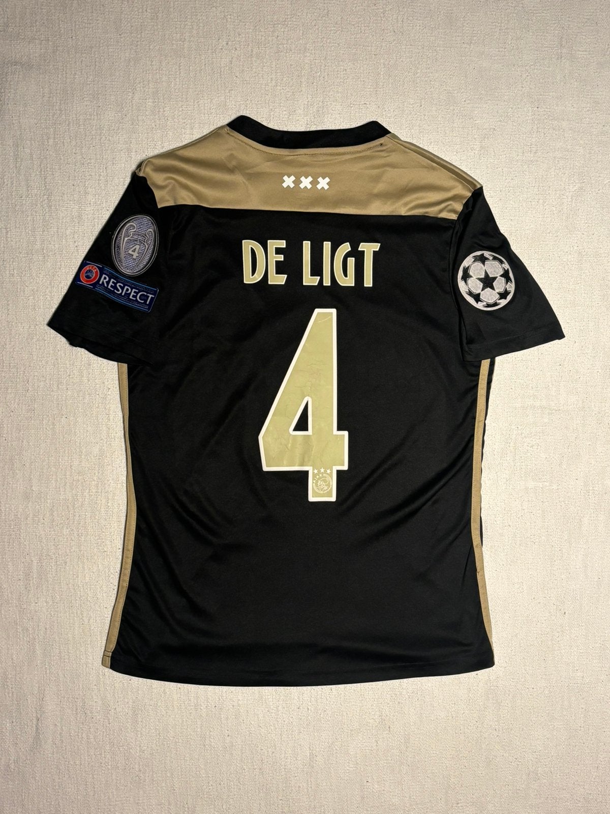 De Ligt Voetbalshirt Ajax 2018/19 Uitshirt Maat S, Taille S, Enlèvement ou Envoi, Comme neuf, Maillot