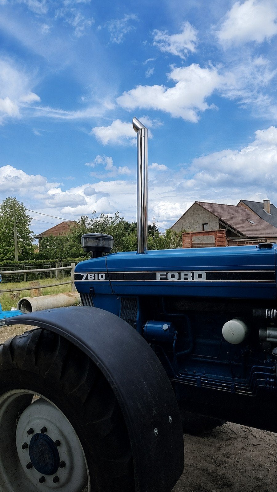 hoogglans RVS uitlaat Ford 7810, Zakelijke goederen, Ophalen, Fendt