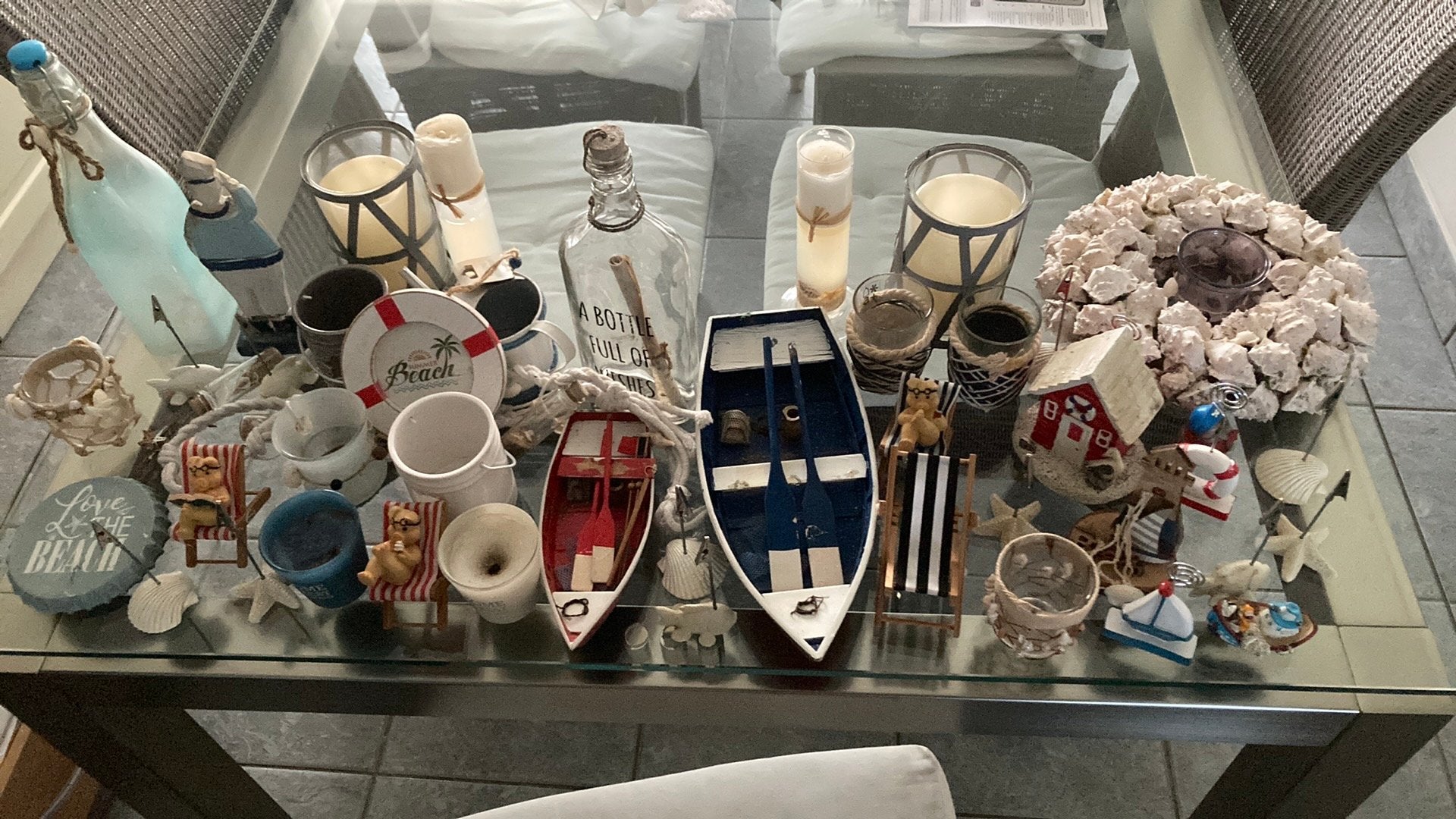 Decoratie beach zee, Ophalen of Verzenden