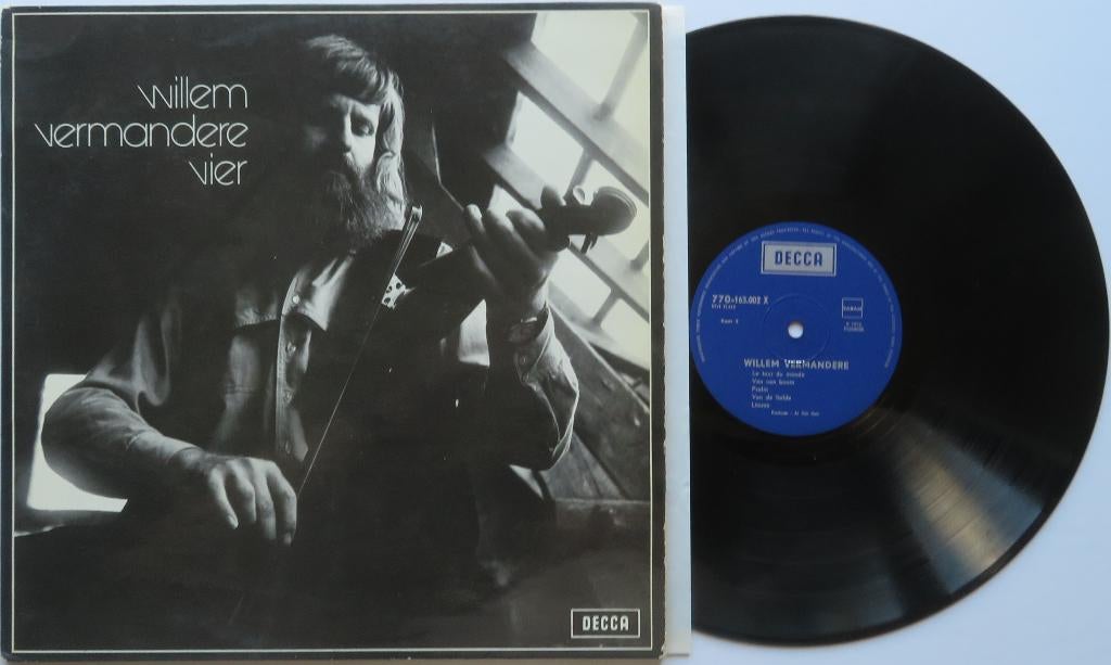 Willem Vermandere - Vier. Lp, Gebruikt, Ophalen of Verzenden, 1970 - 1979, 12 inch