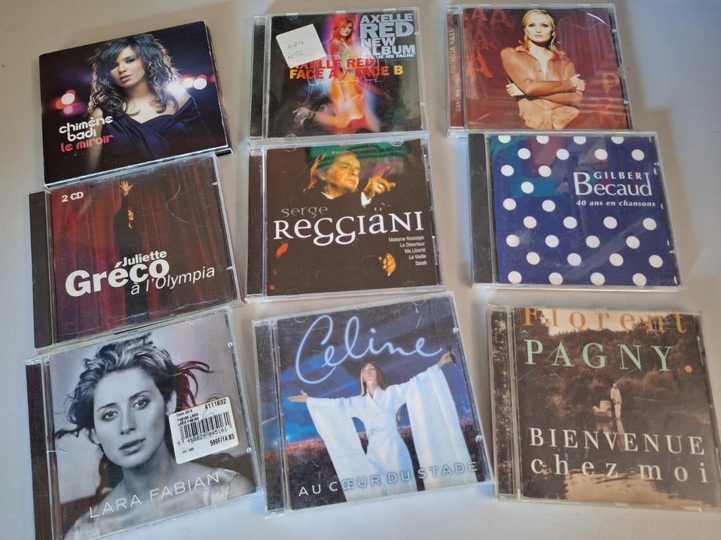 Lot 133 x Cd's Chanson Française, Cd's en Dvd's, Ophalen of Verzenden, Gebruikt