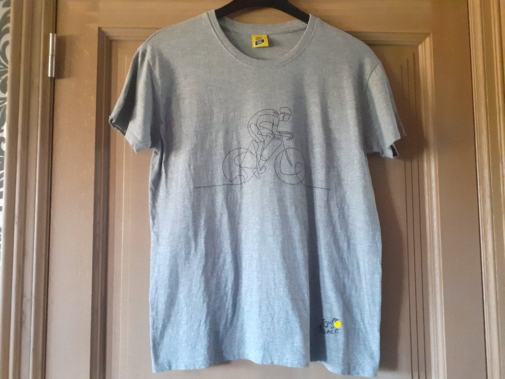 T-shirt Tour de France taille M Nouveau, Enlèvement ou Envoi, Neuf, Taille 48/50 (M), Gris