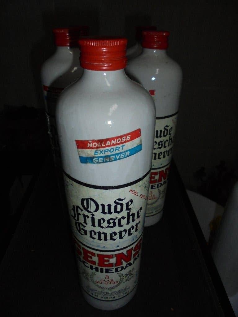 Vintage Jeneverflessen, Overige thema's, Ophalen of Verzenden, Knutselmateriaal, Wit