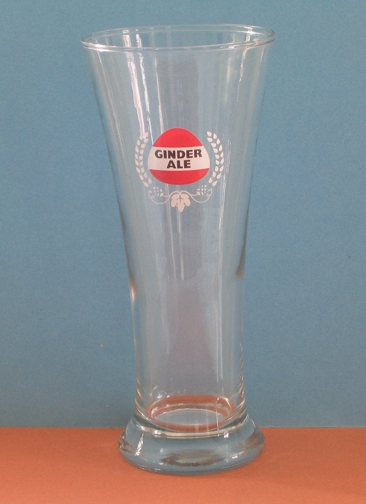 VERRE À BIÈRE GINDER-ALE 579, Collections, Enlèvement, Utilisé, Verre ou Verres, Autres marques