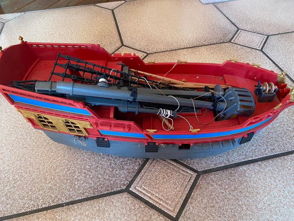 Playmobil piratenboot (onvolledig, voor onderdelen), Ophalen, Gebruikt, Overige merken