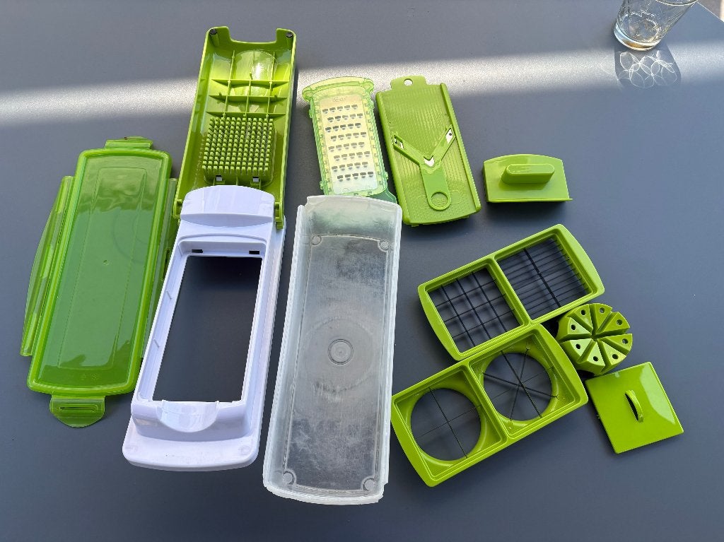 Coupe-légumes Nicer Dicer Plus, Maison & Meubles, Enlèvement ou Envoi, Utilisé, Vert