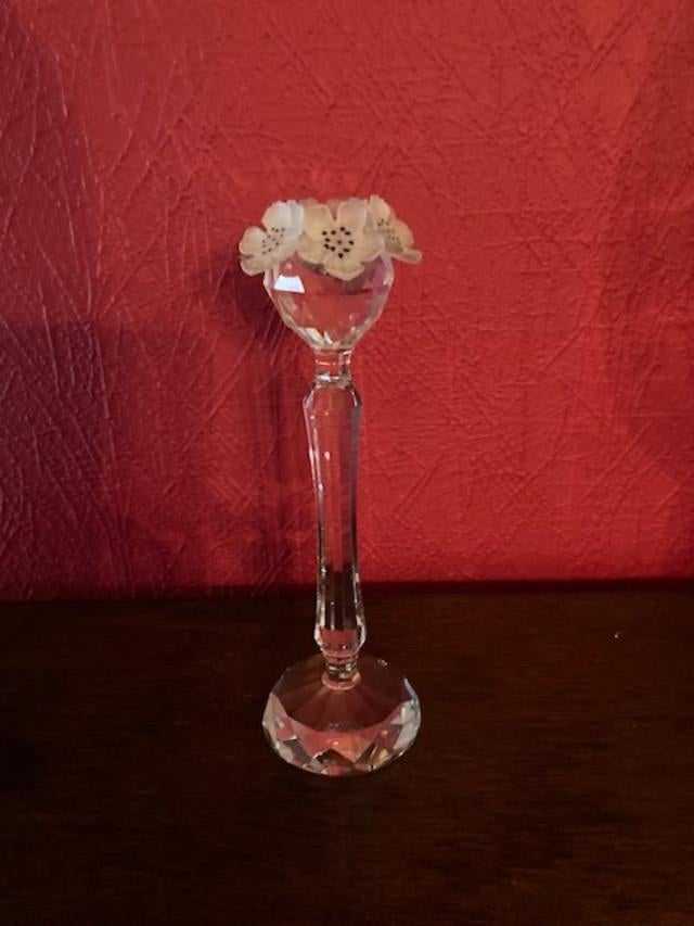 Swarovski kandelaar nooit gebruikt hoogte 19 cm voor 50 euro, Verzamelen, Ophalen, Zo goed als nieuw, Huisaccessoire