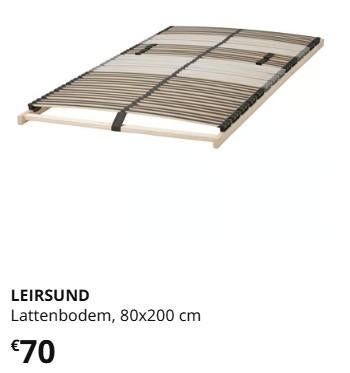 lattenbodem ikea, Ophalen, Eenpersoons, Zo goed als nieuw, 80 cm