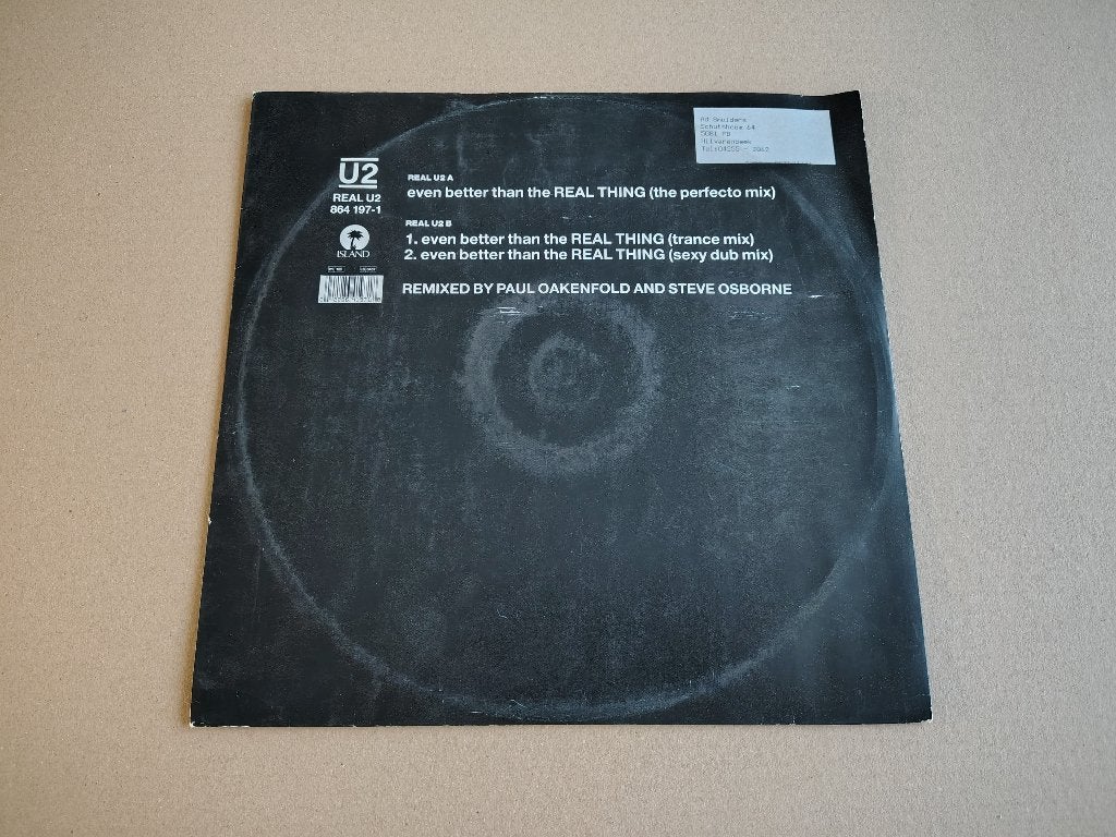 Vinyl LP: U2 - Even Better Than The Real Thing/ Mix (1992), Enlèvement ou Envoi, 12 pouces, LP