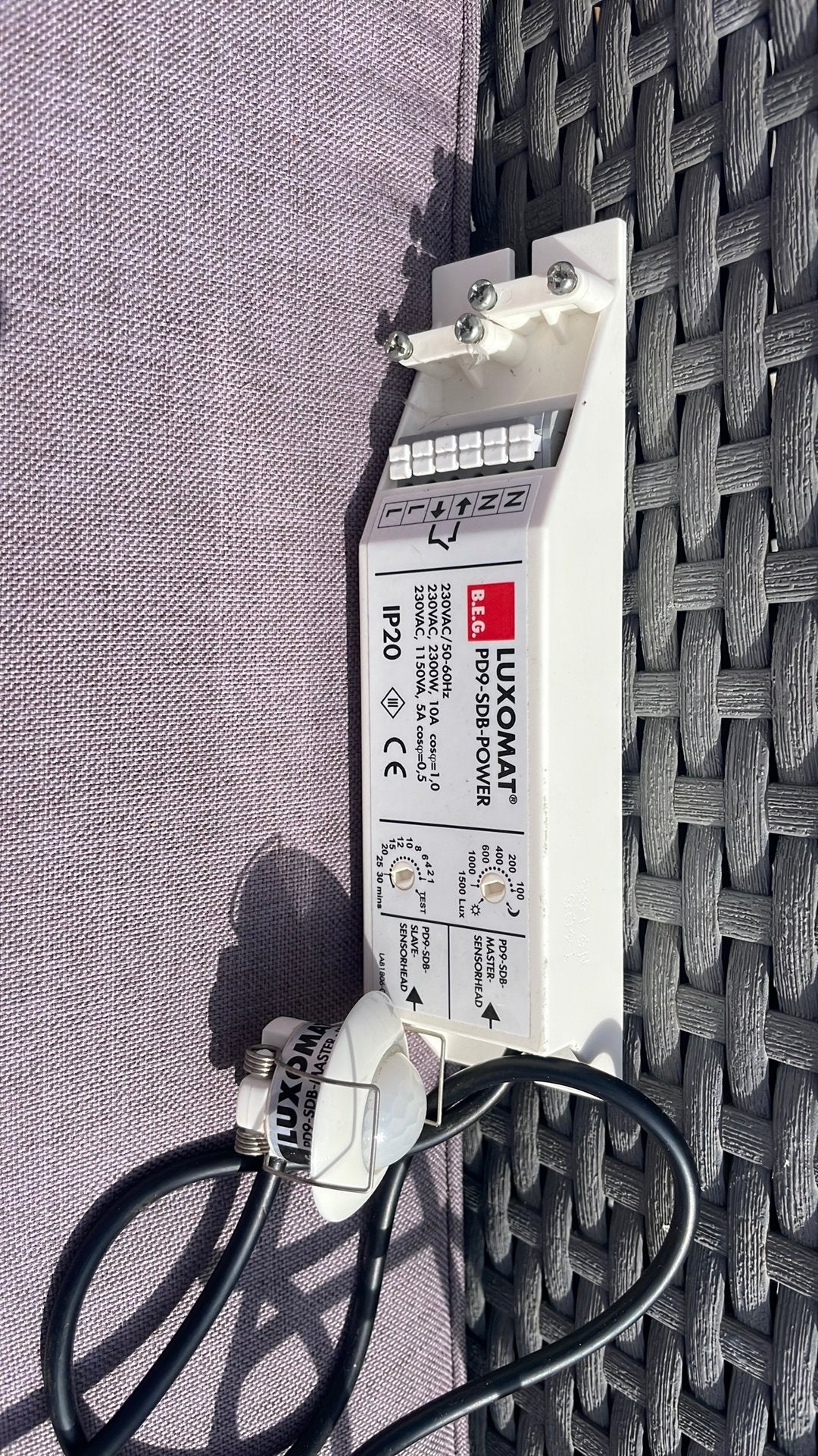 Luxomat PD9-SDB-power met bewegingssensor, Ophalen of Verzenden