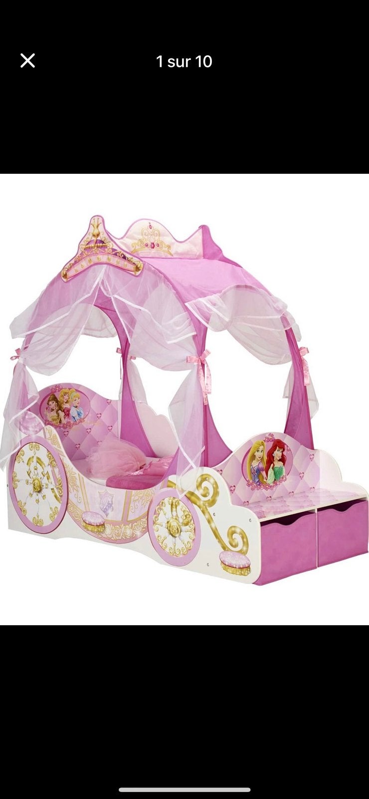 Disney princesse lit rose fille, Kinderen en Baby's, Ophalen, Zo goed als nieuw