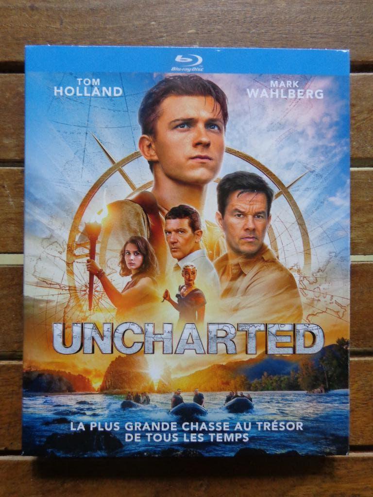 )))  Bluray  Uncharted  //  T. Holland / M. Wahlberg  (((, Enlèvement ou Envoi, Comme neuf, Aventure