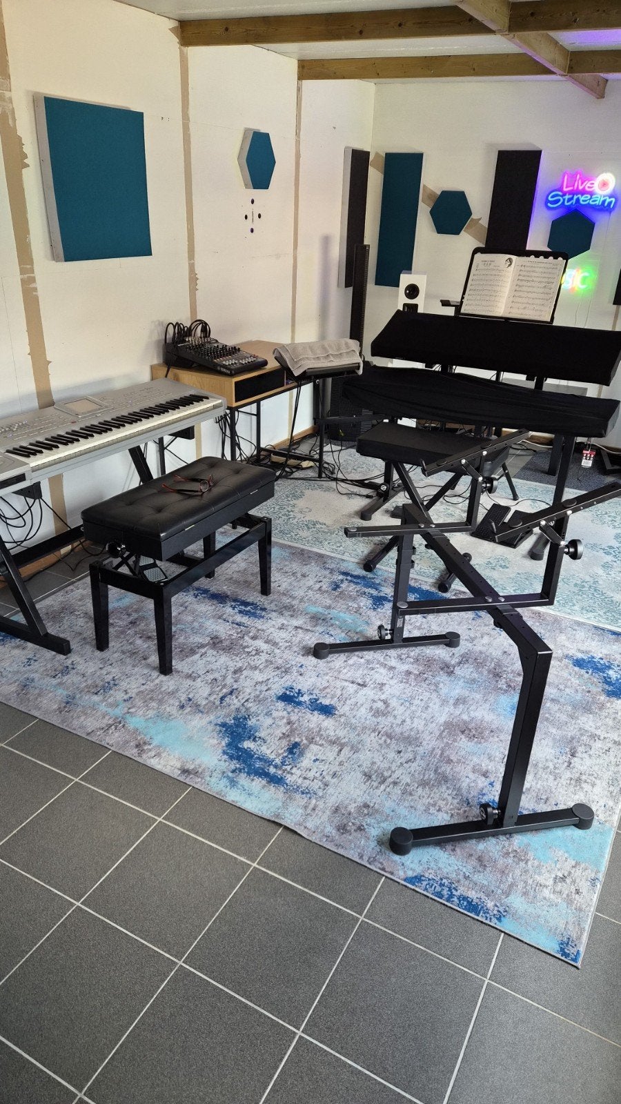 K&m staander, Musique & Instruments, Pieds, Enlèvement