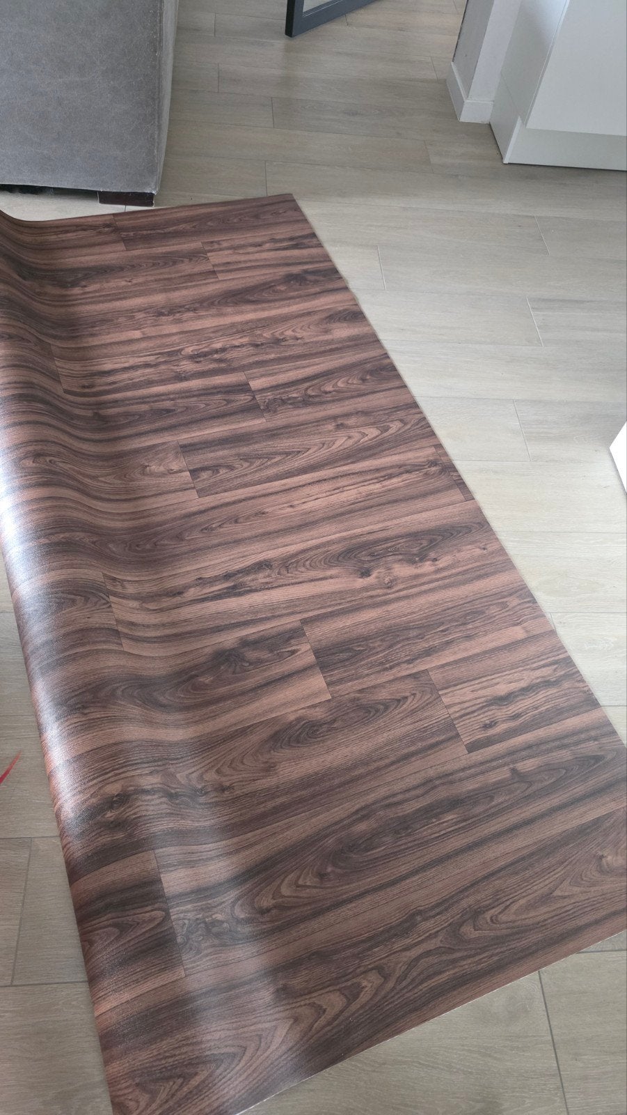 vloerbekleding houtlook eik, Bruin, Nieuw, 5 tot 10 m², Vinyl