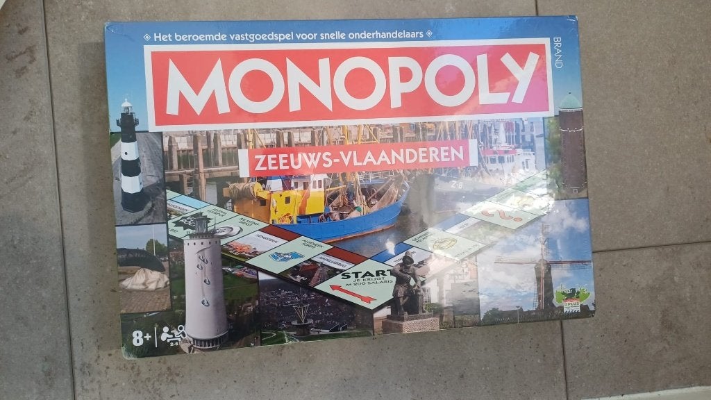 jeu de société seal Monopoly Zeeuws - Vlaanderen Monopoly, 1 ou 2 joueurs, Enlèvement ou Envoi, Neuf, Monopooly